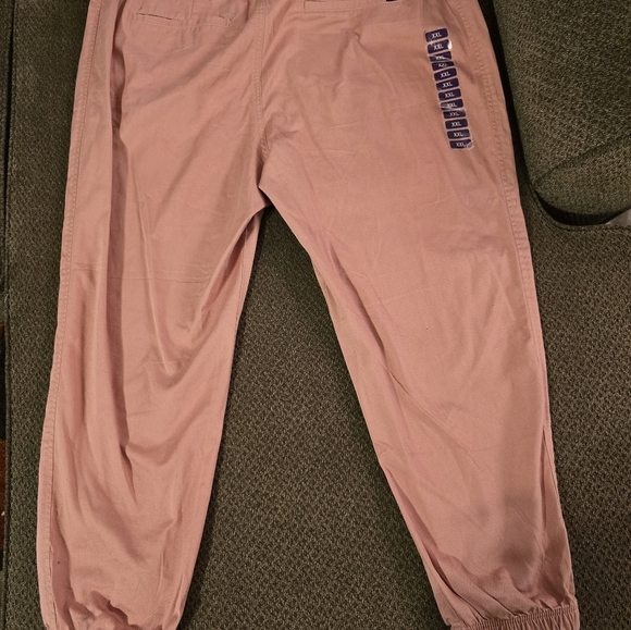 Gap Jogger Pants Women Blush XXL Elastic Waistband Pockets Tassles Athletic New - Picture 10 of 13